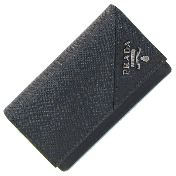 Prada Leather Black Case Keys - Picture 1 of 4